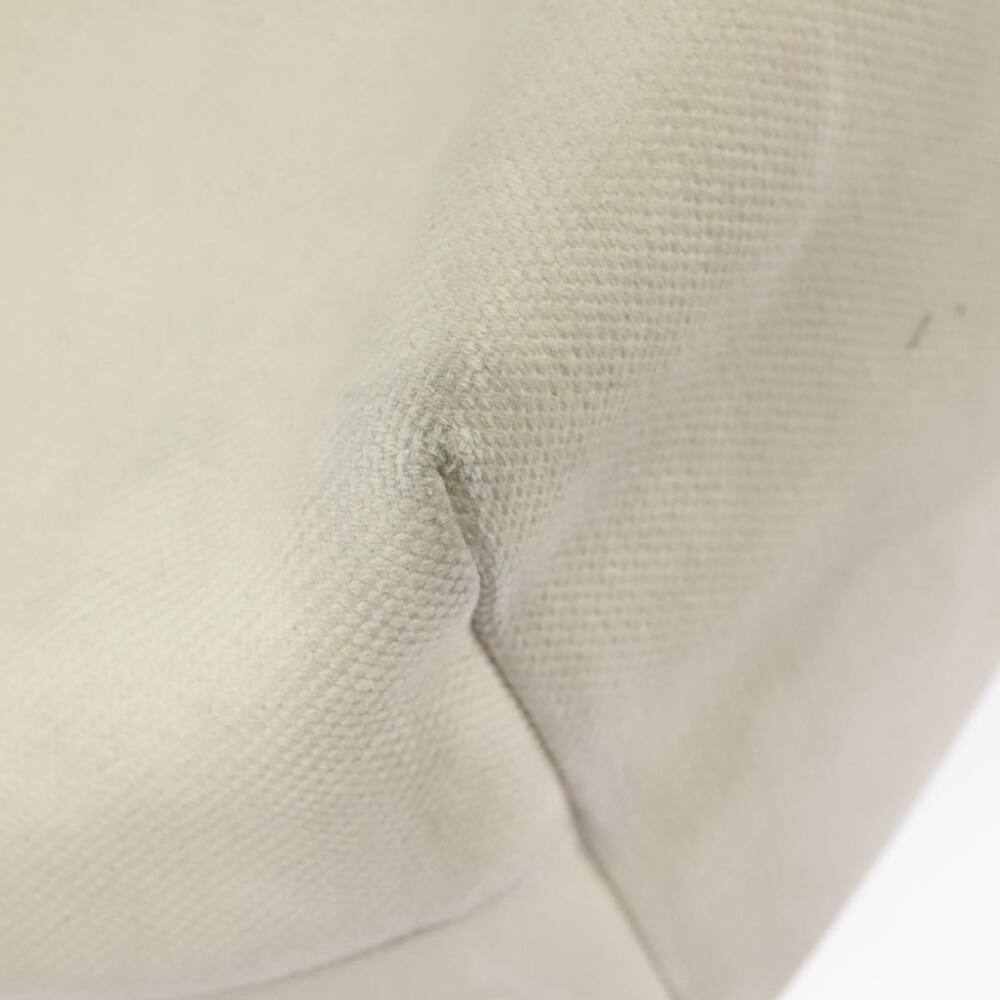 CELINE Horizontalkava Tote Bag Canvas White Gold - Picture 14 of 16